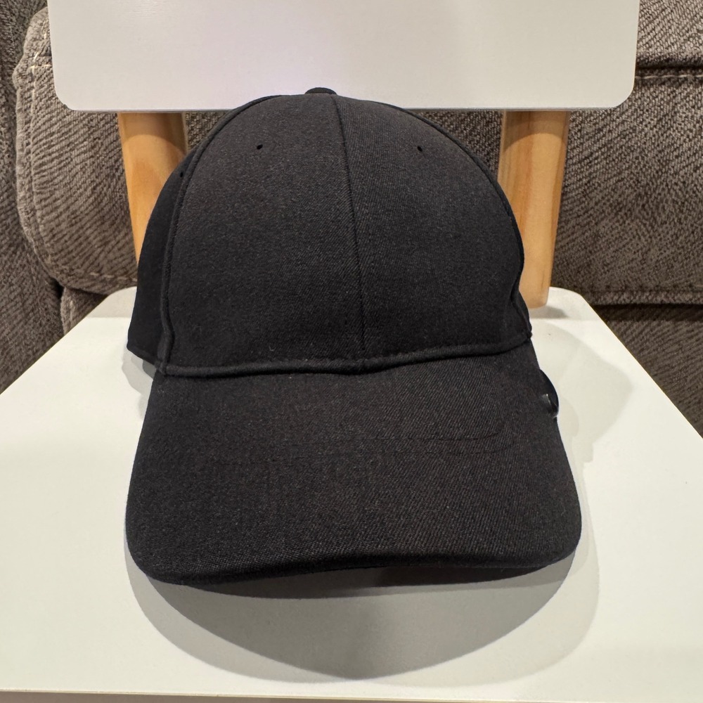Nike Legacy 91 Hat Black Dri-Fit Metal Swoosh Logo Dad Cap Strapback - Picture 7 of 10